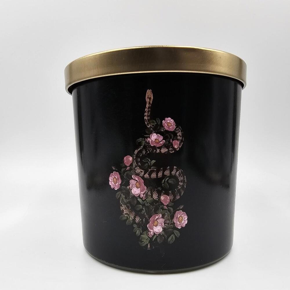 2 Wick Candle Fresh/Clean Scent Glass Halloween‎ Candle Gothic